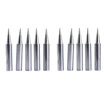 10PCS/Set 900 Series Soldering Iron Tips Set Round and Sharp Soldering Station Tools
10PCS/Set 900 Series Soldering Iron Tips Set Round and Sharp Soldering Station Tools