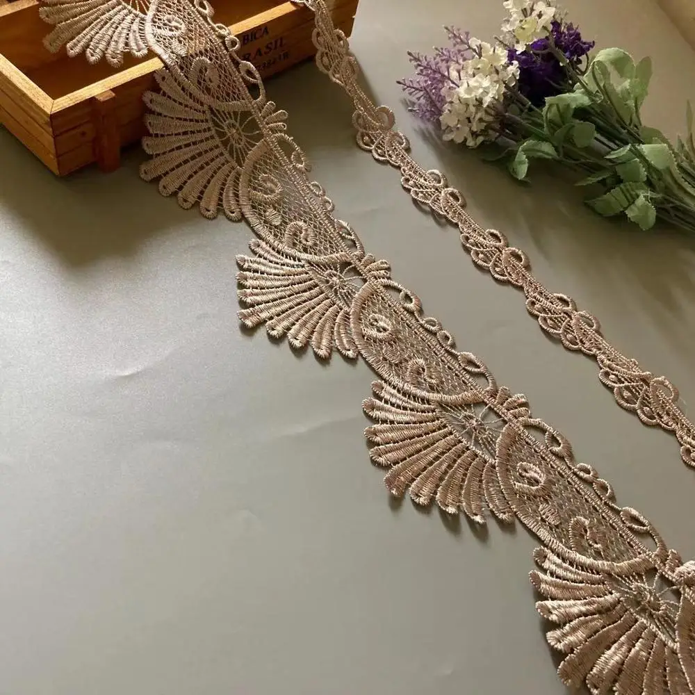 2 Yards Brown Flower Lace Trims for Dress Costume Trimmings Applique Home Textiles Ribbon Crafts Sewing Fabric 10 cm 3.5 CM
2 Yards Brown Flower Lace Trims for Dress Costume Trimmings Applique Home Textiles Ribbon Crafts Sewing Fabric 10 cm 3.5 CM