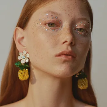 Girlgo ZA Fashion Fruit Pineapple Flower Earrings for Women Bohemian Luxury Cute Drop Earrings Jewelry Party Girlfriend Gifts
Girlgo ZA Fashion Fruit Pineapple Flower Earrings for Women Bohemian Luxury Cute Drop Earrings Jewelry Party Girlfriend Gifts