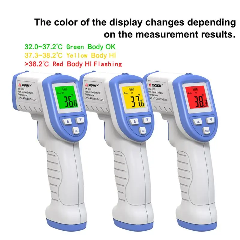 Forehead Thermometer Professional IR Infrared Digita Non Contact Temperature Detector High Precision Infrared Baby Adult
Forehead Thermometer Professional IR Infrared Digita Non Contact Temperature Detector High Precision Infrared Baby Adult