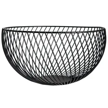 New Nordic Storage Baskets Art Snacks Candy Fruit Basket For Living Room Desktop Kitchen Organizer Basket(Black)
New Nordic Storage Baskets Art Snacks Candy Fruit Basket For Living Room Desktop Kitchen Organizer Basket(Black)