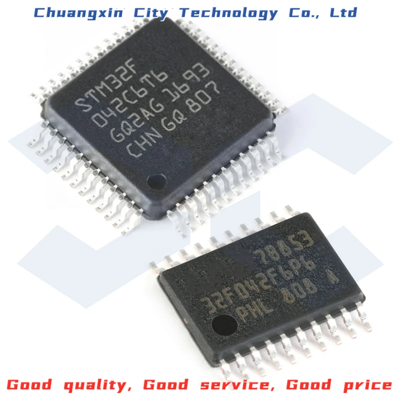 100% New&Original STM32F042F6P6 STM32F042K6T6 STM32F042C6T6 TSSOP20/LQFP32/48 32-bit microcontroller MCU IC
100% New&Original STM32F042F6P6 STM32F042K6T6 STM32F042C6T6 TSSOP20/LQFP32/48 32-bit microcontroller MCU IC