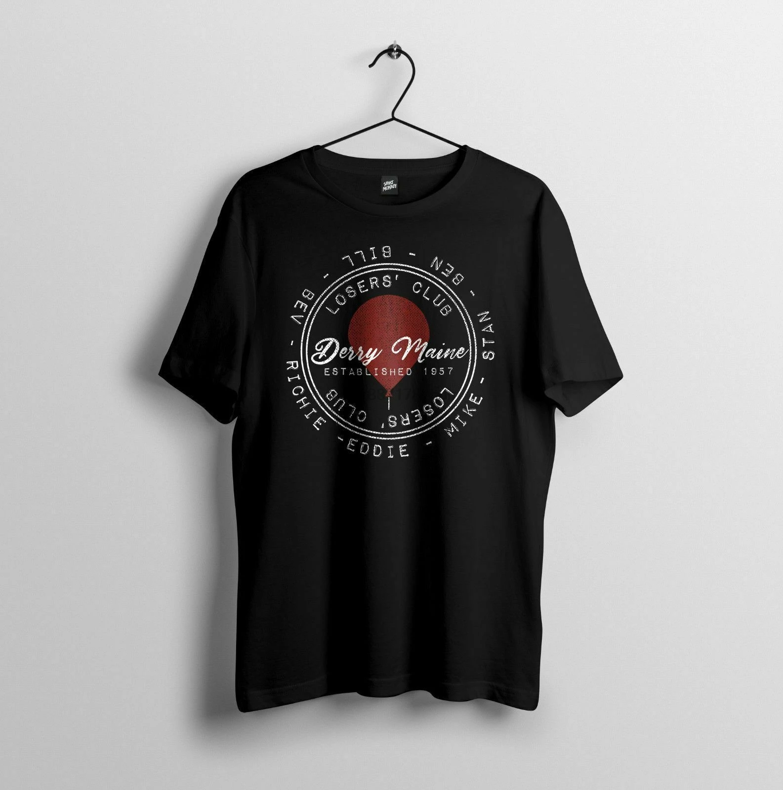 NEW LOSERS CLUB - DERRY PENNYWISE IT MOVIE INSPIRED USA SIZE T-SHIRT EN1