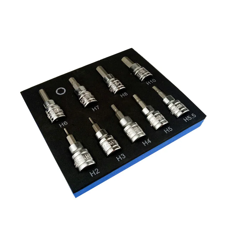 Currently Available Supply New Style Pressure Batch Sleeve Set 9PC 3/8 "DR Pressure Batch Sleeve Set Electricity Supplier Hot Se
Currently Available Supply New Style Pressure Batch Sleeve Set 9PC 3/8 "DR Pressure Batch Sleeve Set Electricity Supplier Hot Se