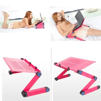 Portable Foldable Adjustable Folding Table for Laptop Desk Computer Mesa Para Notebook Stand Tray For Sofa Bed Black/Rose Red
Portable Foldable Adjustable Folding Table for Laptop Desk Computer Mesa Para Notebook Stand Tray For Sofa Bed Black/Rose Red