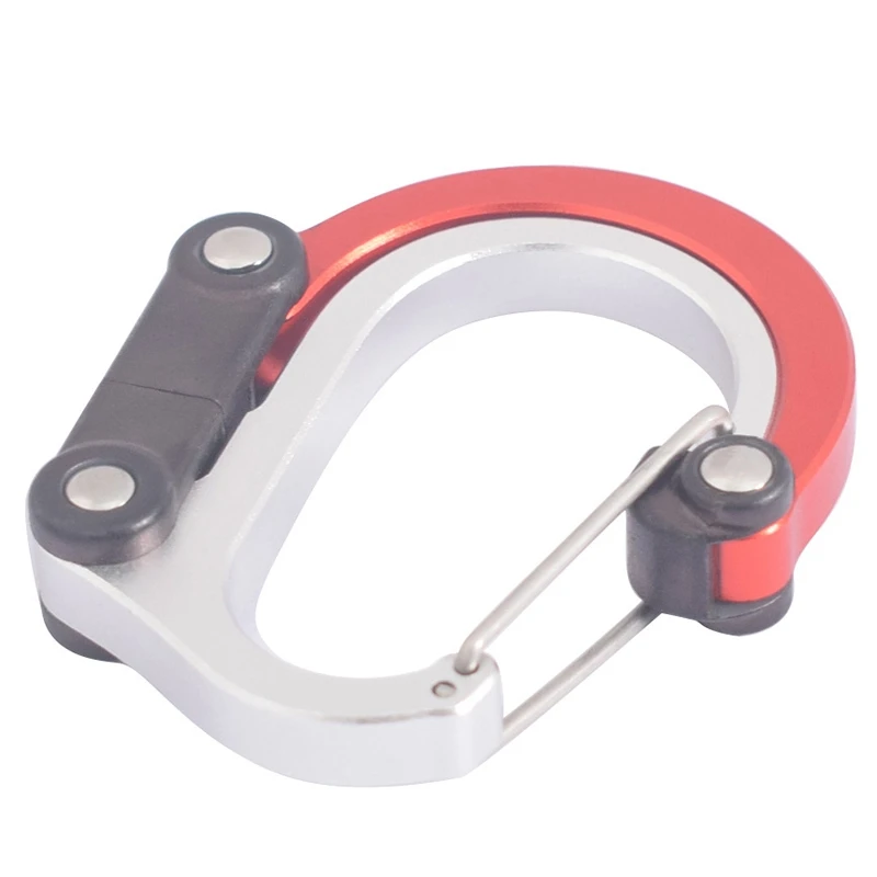 Gear Clip Carabiner Rotating Hook Clip Non-Locking Strong Clips for Camping Fishing Hiking Travel Backpack Outdoor Aluminum D Ri
Gear Clip Carabiner Rotating Hook Clip Non-Locking Strong Clips for Camping Fishing Hiking Travel Backpack Outdoor Aluminum D Ri