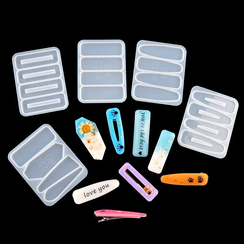 Hair Clip Molds DIY Hairpin Girl Geometry Epoxy Mould Silicone Molds For Resin Hair Barrette
Hair Clip Molds DIY Hairpin Girl Geometry Epoxy Mould Silicone Molds For Resin Hair Barrette