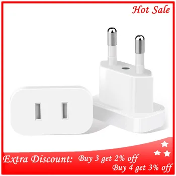 4MM US Jack to EU Plug Outlet Travel Charger Power Socket Adapter USA to Europe European Regulation Charging Converter Plug
4MM US Jack to EU Plug Outlet Travel Charger Power Socket Adapter USA to Europe European Regulation Charging Converter Plug