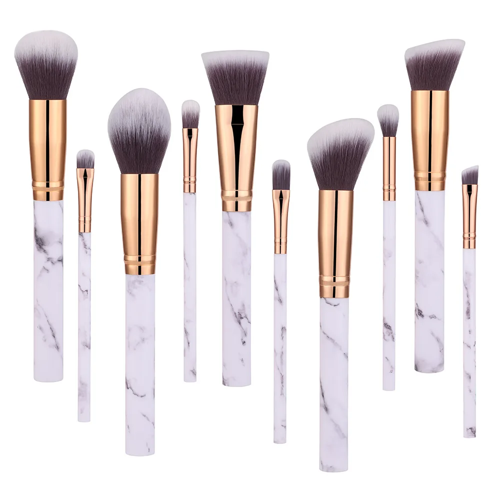 10pcs Marble Makeup Brush Set With PU Bag Eye Shadow Foundation Powder Eyelash Lip Make Up Brush Cosmetic Beauty Tool Kit
10pcs Marble Makeup Brush Set With PU Bag Eye Shadow Foundation Powder Eyelash Lip Make Up Brush Cosmetic Beauty Tool Kit