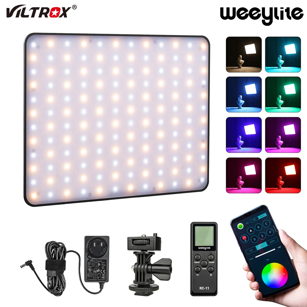 Viltrox weeylite sprite20 RGB Video Light LED Panel Video Light APP Wireless Remote Control for Camera Light Full Color Output
Viltrox weeylite sprite20 RGB Video Light LED Panel Video Light APP Wireless Remote Control for Camera Light Full Color Output