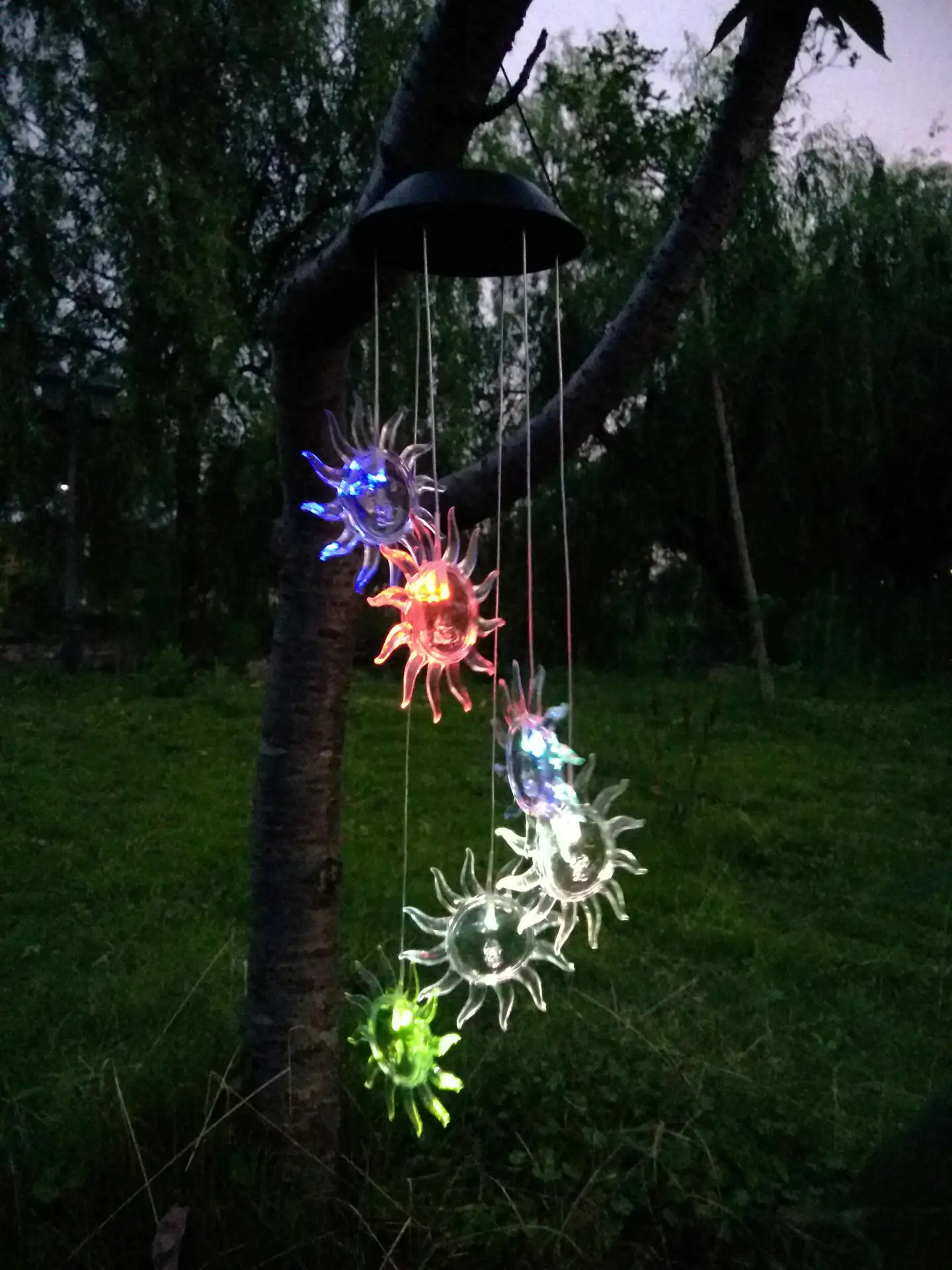 Solar Wind Chime Solar Color Changing Wind Chime Sun LED Light Solar Garden Lamp Holiday Decorative Lights
Solar Wind Chime Solar Color Changing Wind Chime Sun LED Light Solar Garden Lamp Holiday Decorative Lights