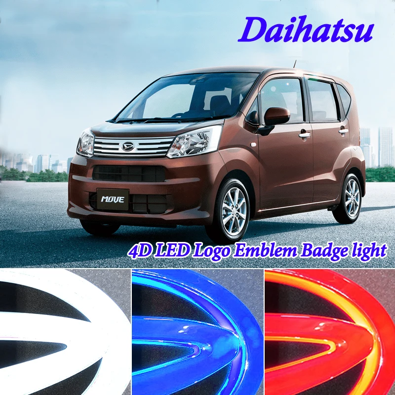11CM X 6.7CM 4D LED marker light for Daihatsu Copen Pro Cargo Multisix Compagno U-Space led logo badge logo light
11CM X 6.7CM 4D LED marker light for Daihatsu Copen Pro Cargo Multisix Compagno U-Space led logo badge logo light