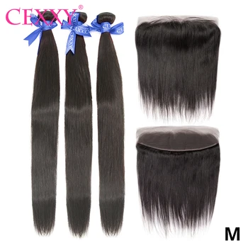 CEXXY Straight Hair Bundles With Frontal Remy Human Hair Bundles With Closure Brazilian Hair Weave Bundles With 13*4 Frontal
CEXXY Straight Hair Bundles With Frontal Remy Human Hair Bundles With Closure Brazilian Hair Weave Bundles With 13*4 Frontal