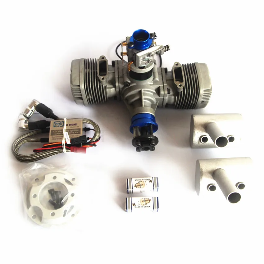 NGH two-stroke 70cc gasoline double-cylinder RC engine GT70 for fixed-wing rotor remote control drone
NGH two-stroke 70cc gasoline double-cylinder RC engine GT70 for fixed-wing rotor remote control drone