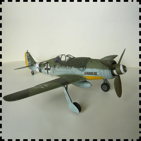 1:33 Focke-Wulf FW 190 D-9 Wurger German WWII Fighter Aircraft PAPER Model KIT Handmade Toy Puzzles
1:33 Focke-Wulf FW 190 D-9 Wurger German WWII Fighter Aircraft PAPER Model KIT Handmade Toy Puzzles