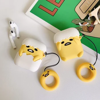 Shockproof Cartoon Lazy Egg Headphone Case Protective Cover For Airpods 1/2 Wireless Bluetooth Earphone Headset Protection Cases
Shockproof Cartoon Lazy Egg Headphone Case Protective Cover For Airpods 1/2 Wireless Bluetooth Earphone Headset Protection Cases