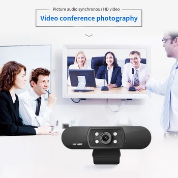 ABS Free Adjustment Computer Peripherals Built In Microphone Streaming Recording 1080P Desktop HD Webcam Video Conference
ABS Free Adjustment Computer Peripherals Built In Microphone Streaming Recording 1080P Desktop HD Webcam Video Conference