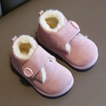 Children Baby Girls Boys Solid Button Cotton Fabric Shoes Kids Winter Warm Sport Short Snow Boots Thicken Casual Shoes 
Children Baby Girls Boys Solid Button Cotton Fabric Shoes Kids Winter Warm Sport Short Snow Boots Thicken Casual Shoes