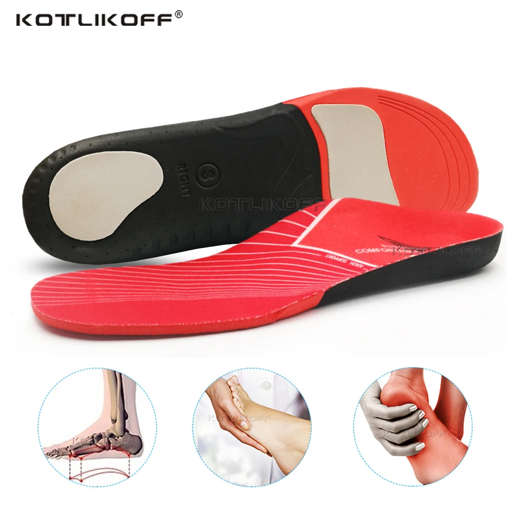 EVA Orthopedic insole For Feet Ultralight Sports Insole insert Arch support 3CM to correct X/O leg For Men/Women Comfortable Pad
EVA Orthopedic insole For Feet Ultralight Sports Insole insert Arch support 3CM to correct X/O leg For Men/Women Comfortable Pad