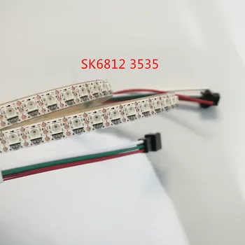 

30X1M SK6812 3535 144LEDs/m 7mm White PCB Addressable led pixel strip light DC5V SK6812 MINI 3535 RGB non waterproof as WS2812B