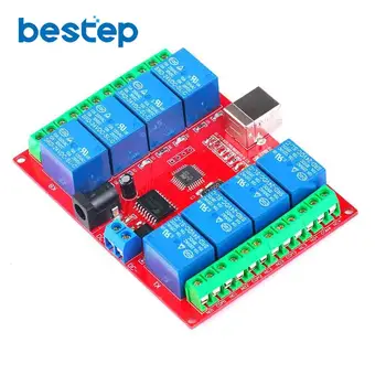 24V 8 Channel USB Relay Control Switch Programmable Computer Control For Smart Home PC Intelligent Controller
24V 8 Channel USB Relay Control Switch Programmable Computer Control For Smart Home PC Intelligent Controller