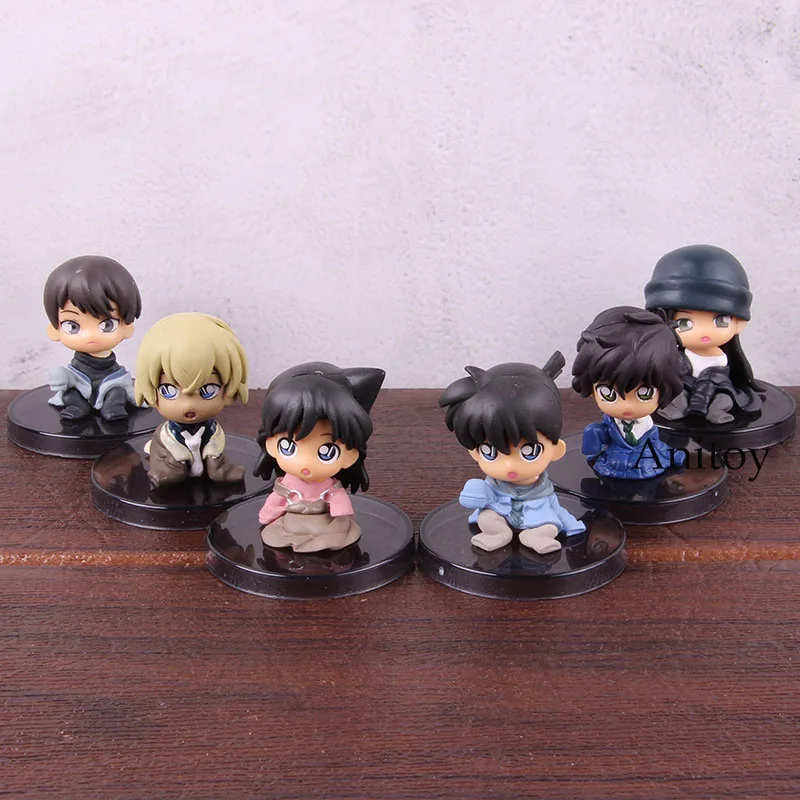Anime Detective Conan Figure Shrink to Corps 3 Ai Haibara Amuro Toru Shinichi Kudo Conan Action Figure PVC Model Toys 6pcs/set
Anime Detective Conan Figure Shrink to Corps 3 Ai Haibara Amuro Toru Shinichi Kudo Conan Action Figure PVC Model Toys 6pcs/set