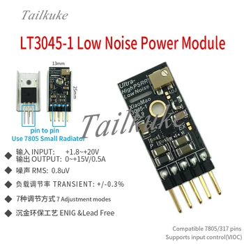 LT3042 LT3045-1 Multi-function Low Noise RF Radio Frequency ADC Audio DAC Linear Regulated Power Supply Module
LT3042 LT3045-1 Multi-function Low Noise RF Radio Frequency ADC Audio DAC Linear Regulated Power Supply Module
