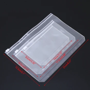 1pc File Organizer Storage Folder Standard Transparent PVC Loose Leaf Pouch with Self-Styled Zipper Filing Binder Document
1pc File Organizer Storage Folder Standard Transparent PVC Loose Leaf Pouch with Self-Styled Zipper Filing Binder Document