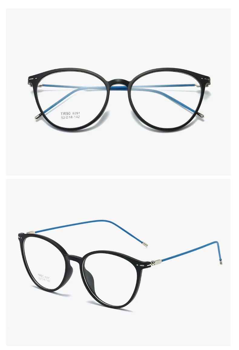 Okulary dla krótkowzroczności z wykończeniem Cat Eye Kobiety Mężczyźni Okulary krótkowzroczne Dioptria -0,5 -1,0 -2,0 -2,5 -3,0 -4,0 do -8,0 15 H0b2bbe0e7a7f42afae4ad61cf45bbee3I