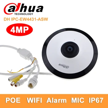 Dahua IPC-EW4431-ASW Fisheye IP Camera Security HD 4MP Panoramic Network WiFi IP67 H.265 PoE Mic Slot Audio Alarm POE WIFI Cam
Dahua IPC-EW4431-ASW Fisheye IP Camera Security HD 4MP Panoramic Network WiFi IP67 H.265 PoE Mic Slot Audio Alarm POE WIFI Cam