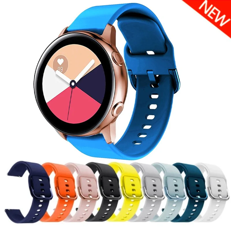 20MM 22MM Strap Silicone For Samsung Galaxy Watch 4 Classic /3/Active 2/46mm/42mm/gear s3 frontier Sport band Bracelet Watchband
20MM 22MM Strap Silicone For Samsung Galaxy Watch 4 Classic /3/Active 2/46mm/42mm/gear s3 frontier Sport band Bracelet Watchband