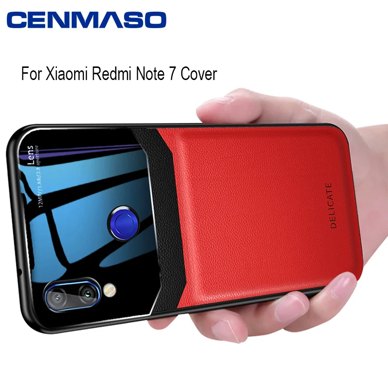 CENMASO Double Leather Soft Silicone Hard PC Cover for Xiaomi Redmi Note 7 Case Shockproof Protection for Redmi Note 7 Pro Case
CENMASO Double Leather Soft Silicone Hard PC Cover for Xiaomi Redmi Note 7 Case Shockproof Protection for Redmi Note 7 Pro Case