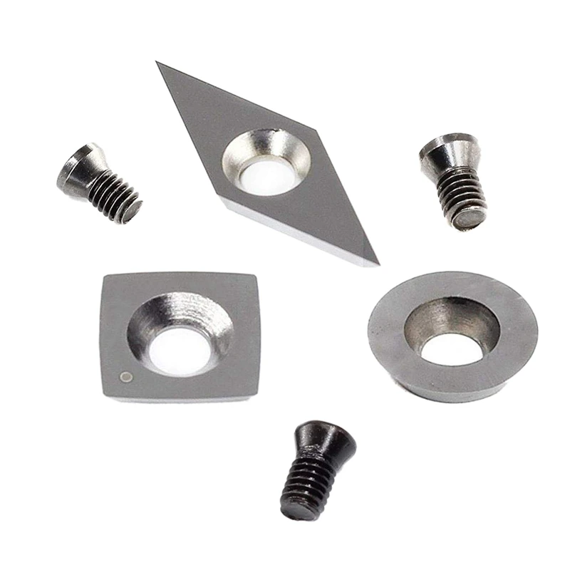 3Pcs Tungsten Carbide Cutters Inserts Set For Wood Lathe Turning Tools(Include 11Mm Square With Radius,12Mm Round,28X10Mm Diamon
3Pcs Tungsten Carbide Cutters Inserts Set For Wood Lathe Turning Tools(Include 11Mm Square With Radius,12Mm Round,28X10Mm Diamon