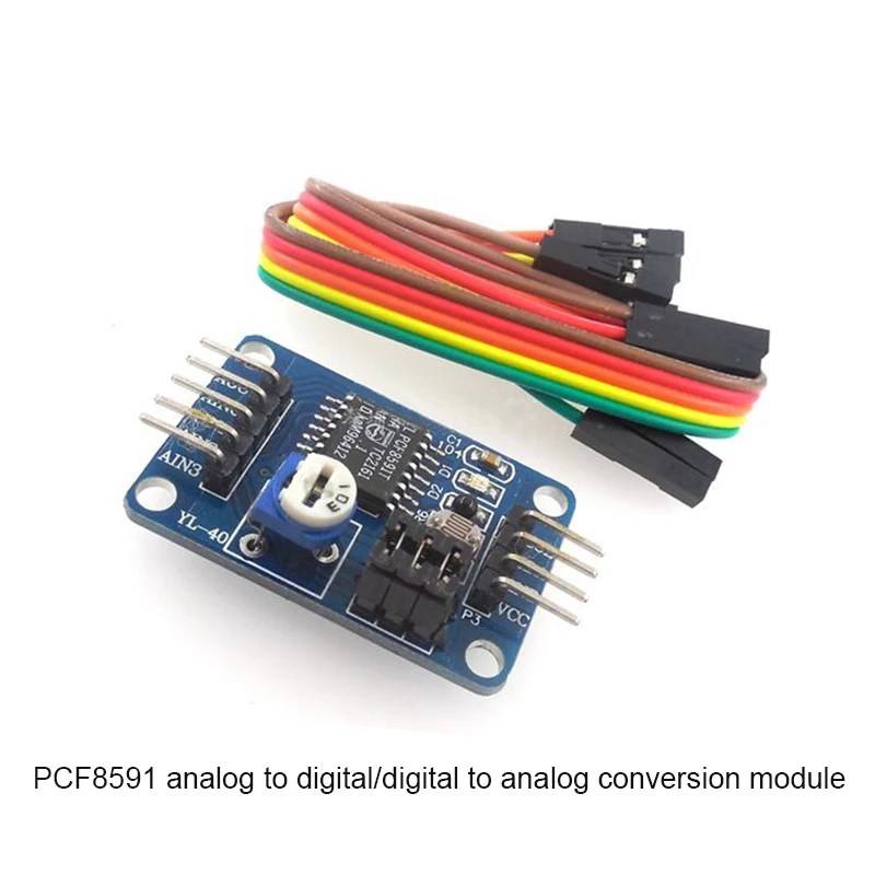 PCF8591 module AD/DA conversion analog to digital/digital temperature illumination acquisition | Электронные компоненты и
