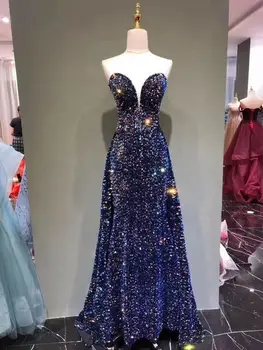 Sweetheart Neck Colorful Sequins Evening Gown Floor Length Prom Dress Custom Made
Sweetheart Neck Colorful Sequins Evening Gown Floor Length Prom Dress Custom Made
