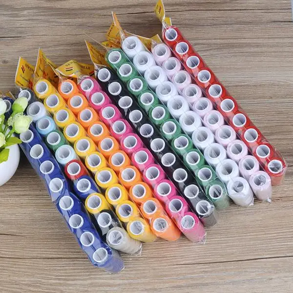 200yards 10pcs/set Sewing Overlock Multicolor Home Machine Sew Threads spools sewing cotton machine embroidery thread industrial
200yards 10pcs/set Sewing Overlock Multicolor Home Machine Sew Threads spools sewing cotton machine embroidery thread industrial