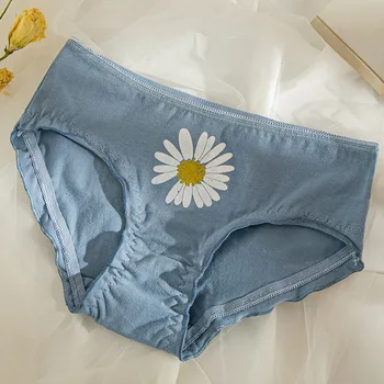 Lastest Lovly Summer Fresh Japanese Daisy Cotton Women Underwear Fashion Printing Girl Sweet Seamless Briefs Sexy Bread Panties
Lastest Lovly Summer Fresh Japanese Daisy Cotton Women Underwear Fashion Printing Girl Sweet Seamless Briefs Sexy Bread Panties