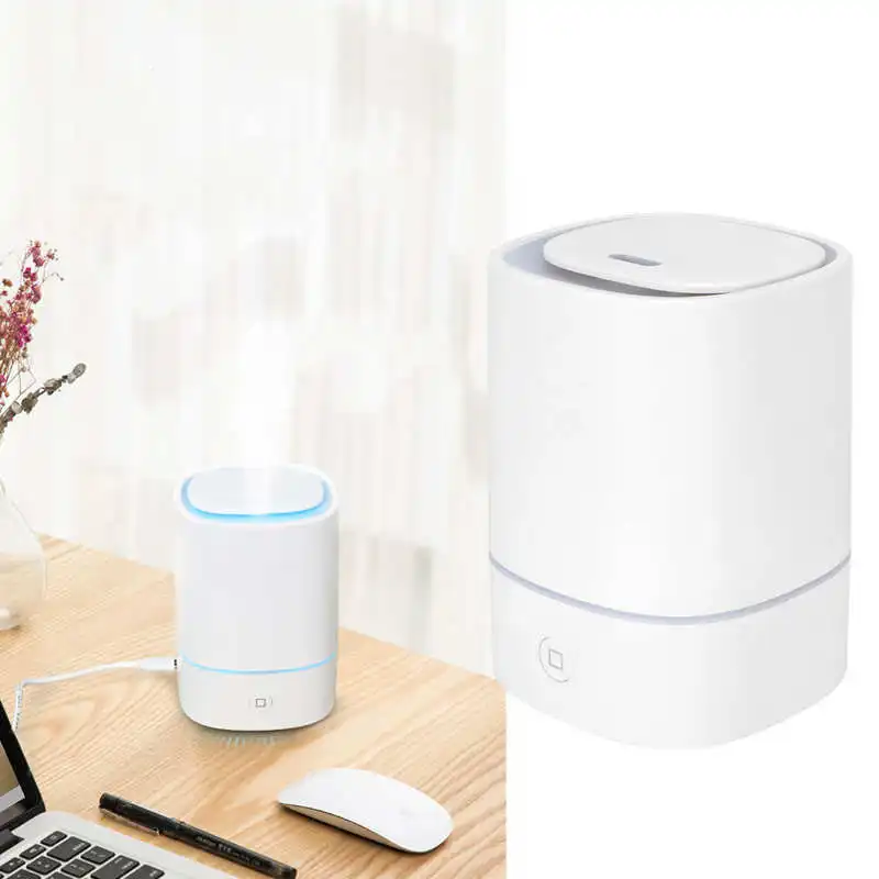 2-in-1 125ml Mini Humidifier USB Powered Mute Air Purifier Humidifier with Ambient Night Light for Home Bedroom Decor White
2-in-1 125ml Mini Humidifier USB Powered Mute Air Purifier Humidifier with Ambient Night Light for Home Bedroom Decor White