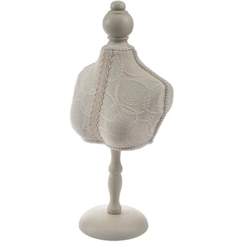 Vintage Wooden Lace White Mannequin Jewelry Rack Frame Hanging Necklace Bangle Holder Jewelry Stand Chest Models (Bracket)
Vintage Wooden Lace White Mannequin Jewelry Rack Frame Hanging Necklace Bangle Holder Jewelry Stand Chest Models (Bracket)