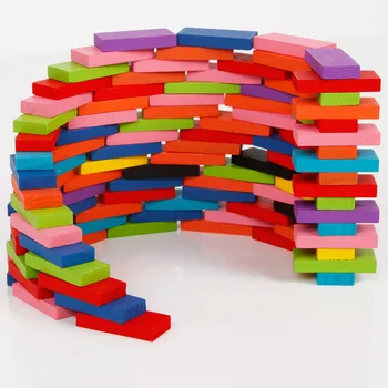 120pcs/set Kids Wood Toy Colorful Domino Game Building Blocks Baby Color/ Shape Learning Educational Wooden Toys for Children
120pcs/set Kids Wood Toy Colorful Domino Game Building Blocks Baby Color/ Shape Learning Educational Wooden Toys for Children