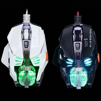 KCPDS Gaming Mouse Ergonomic Wired Mouse 8-Key LED 4000 DPI Optical Macro Programmable USB Computer Mouse Wired Gaming Mouse wit
KCPDS Gaming Mouse Ergonomic Wired Mouse 8-Key LED 4000 DPI Optical Macro Programmable USB Computer Mouse Wired Gaming Mouse wit