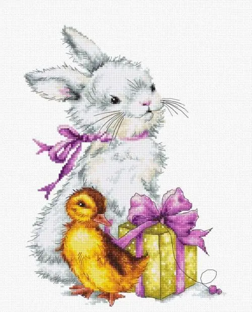 FF MM Counted Cross Stitch Kit Luca-S B1127 Rabbit and Duck Handmade Needlework For Embroidery 14ct Cross Stitch
FF MM Counted Cross Stitch Kit Luca-S B1127 Rabbit and Duck Handmade Needlework For Embroidery 14ct Cross Stitch