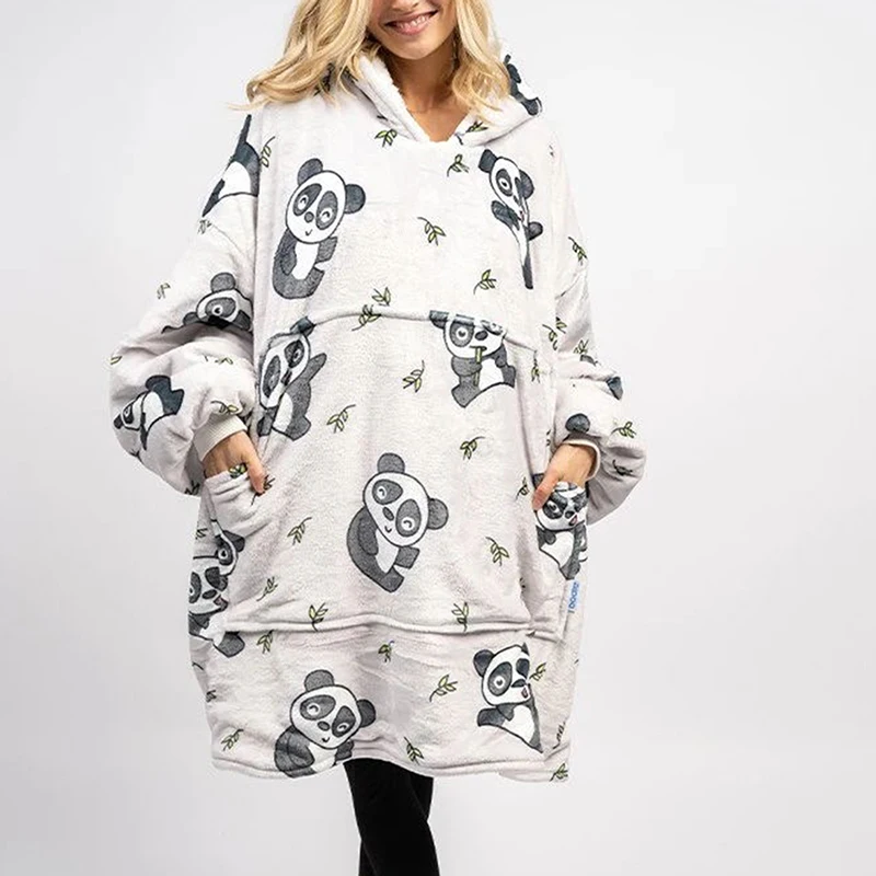 Winter Warm Thick TV Hooded Blanket Unisex Giant Pocket For Women/men Fleece Weighted Blankets Pullover Hoodies Homewear
Winter Warm Thick TV Hooded Blanket Unisex Giant Pocket For Women/men Fleece Weighted Blankets Pullover Hoodies Homewear