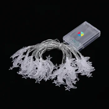 1 pc LED String Lights Romantic Lovely Star and Moon Home Decor Fairy Lamps for Bedroom Festival
1 pc LED String Lights Romantic Lovely Star and Moon Home Decor Fairy Lamps for Bedroom Festival