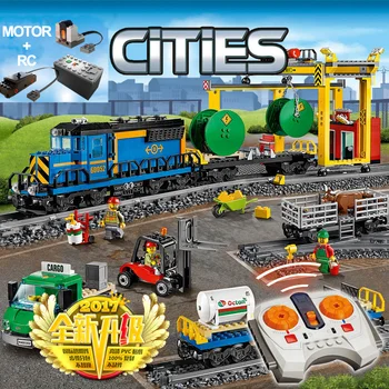 Compatible With 60052 City Motorized Remote Control Cargo Train Hobby 02008 Kit Building Blocks Bricks Power DIY toy
Compatible With 60052 City Motorized Remote Control Cargo Train Hobby 02008 Kit Building Blocks Bricks Power DIY toy