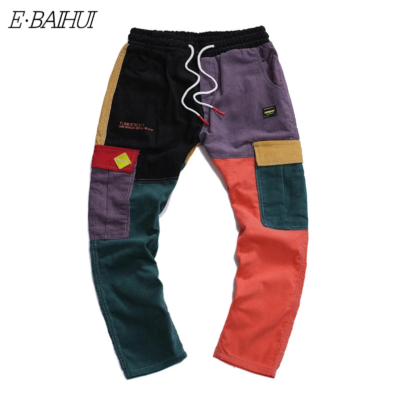 E-BAIHUI Autumn New Men's Pants Casual Corduroy Multi-process Color Matching Trousers Hip-hop Street Style Q100901
E-BAIHUI Autumn New Men's Pants Casual Corduroy Multi-process Color Matching Trousers Hip-hop Street Style Q100901