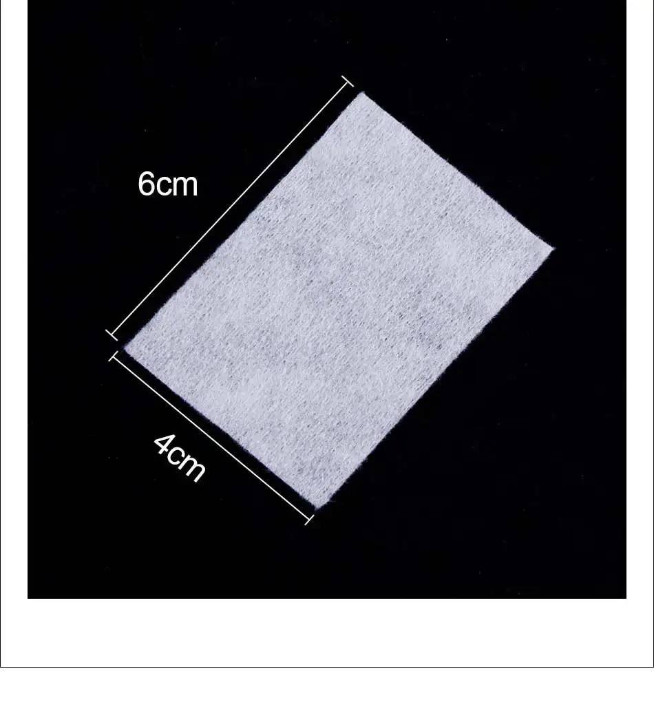 Description Picture 5 of item900PCS Gel Nail Polish Remover Pads Manicure Lint Free Napkins Soak Off Lint-Free Wipes 100% Cotton Cleaning Nail Art Tool