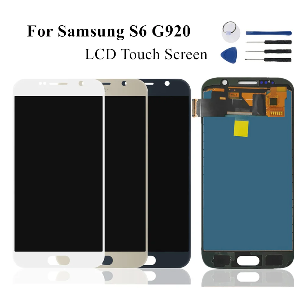 TFT LCD Screen For SAMSUNG GALAXY S6 G920 G920F LCD Replacement Parts Digitizer Assembly For Samsung S6 G920A/I/V/P/L/F/S/T/K/O
TFT LCD Screen For SAMSUNG GALAXY S6 G920 G920F LCD Replacement Parts Digitizer Assembly For Samsung S6 G920A/I/V/P/L/F/S/T/K/O