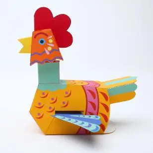 Oh Roaring 3D Paper Model DIY Cartoon Three-dimensional Animal Paper Mold Kindergarten Handmade Children's Educational Toy Model 
Oh Roaring 3D Paper Model DIY Cartoon Three-dimensional Animal Paper Mold Kindergarten Handmade Children's Educational Toy Model