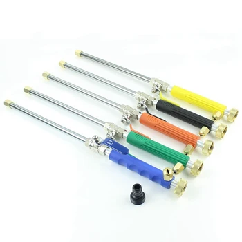 Alloy Wash Tube Hose Car High Pressure Power Water Jet Washer Spray Nozzle Gun with 2 Spray Tips Cleaner Watering Lawn Garden
Alloy Wash Tube Hose Car High Pressure Power Water Jet Washer Spray Nozzle Gun with 2 Spray Tips Cleaner Watering Lawn Garden